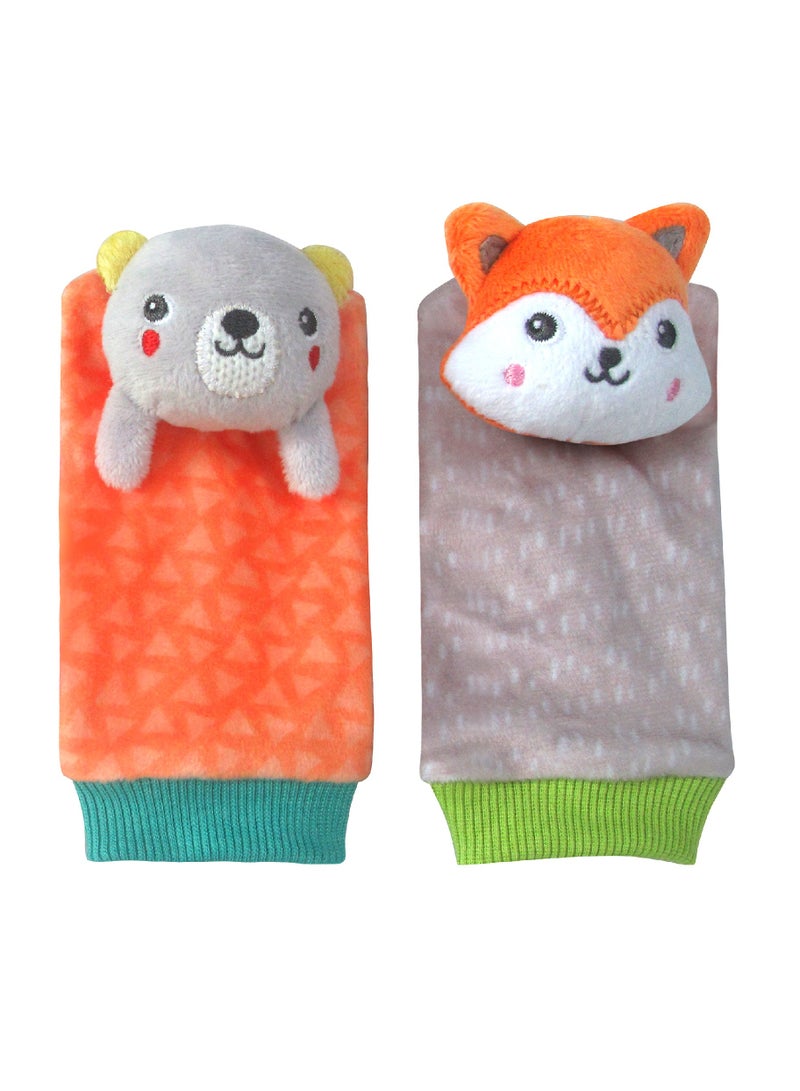 Moon Tiny Tots Foot Rattle For Growing Babies And Toddlers Suitable From Birth - Multi Color - Image 1