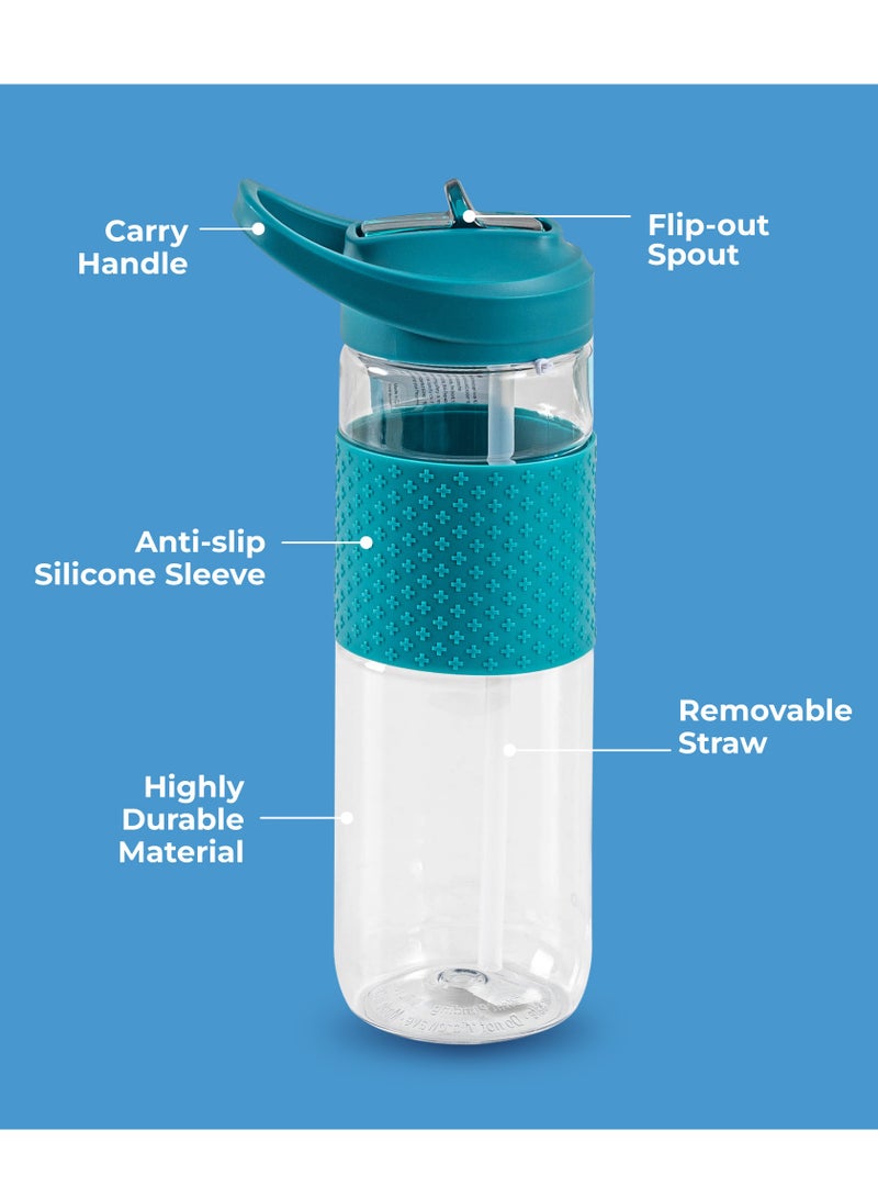 مون Sipper Bottle With Silicone Sleeve  - Image 3