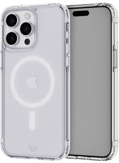 tech21 Evo MagSafe For iPhone 15 Pro Max Case Cover With 12 Feet Impact Drop Protection - Crystal Clear  - Image 1