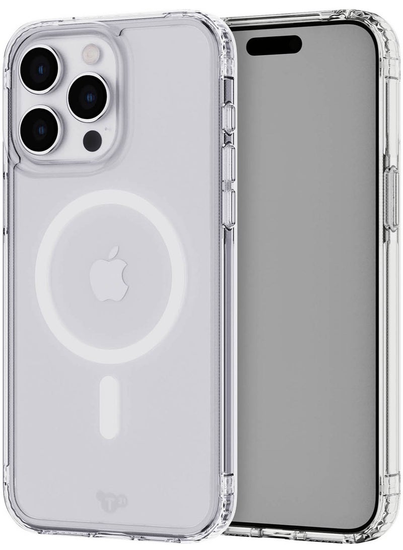 tech21 Evo MagSafe For iPhone 15 Pro Max Case Cover With 12 Feet Impact Drop Protection - Crystal Clear  - Image 1
