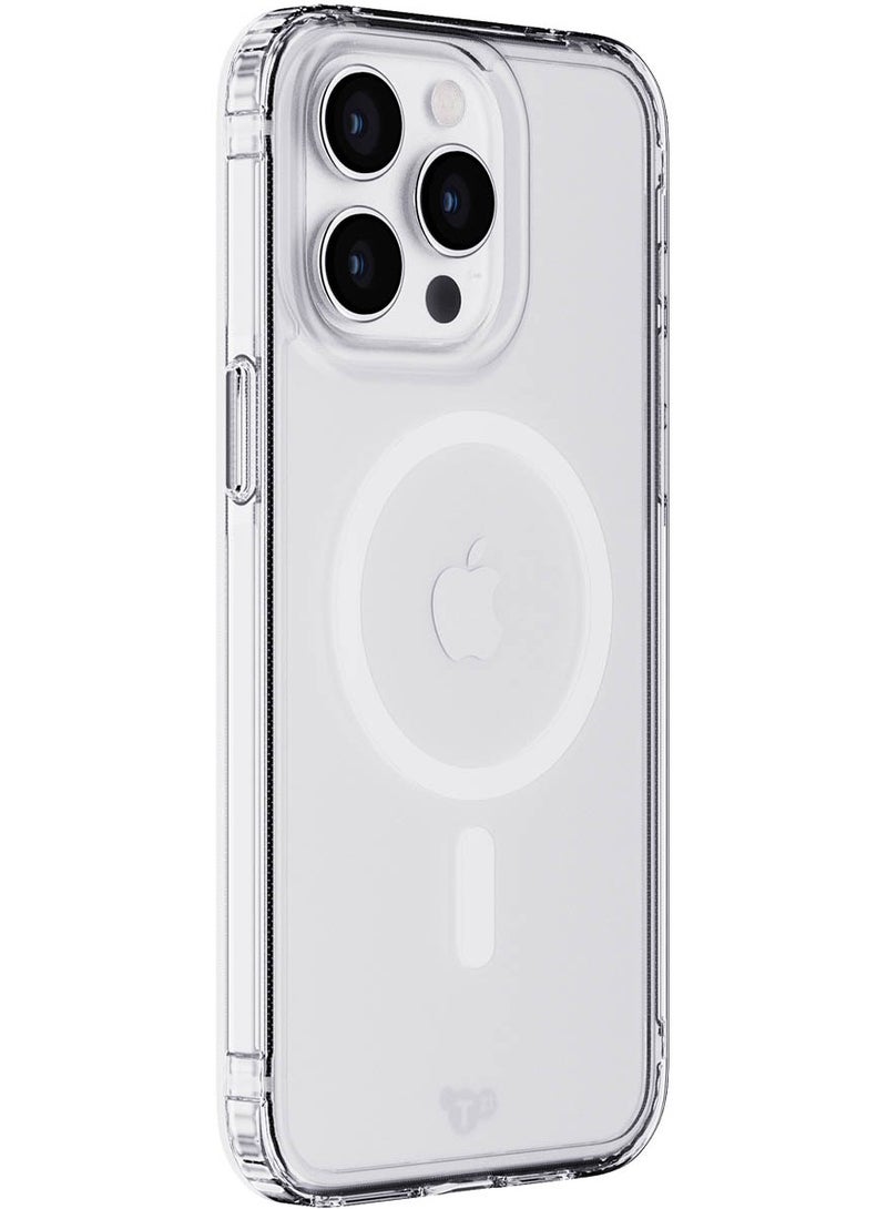 tech21 Evo MagSafe For iPhone 15 Pro Max Case Cover With 12 Feet Impact Drop Protection - Crystal Clear  - Image 4
