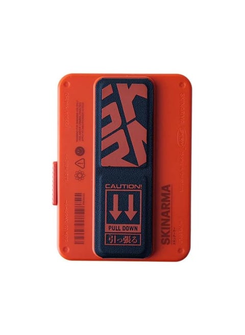 Spunk Mirage Magnetic Grip Card Holder With Sliding Ejector Button Orange