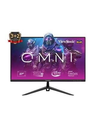 Omni 27 Inch Full HD Fast IPS Gaming Monitor With 0.5 ms 165Hz HDR10 AMD Free Sync Premium VESA Adaptive Sync 104% sRGB 2 Speaker And 5 Year Warranty Upon Registration Black - pnsku/N70009657V/45/_/1696401611/0ffecc6b-00bd-4ac6-93ca-deff065be966