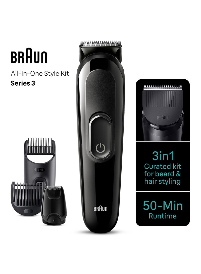 Braun All-In-One Style Kit Series 3 3400, 3-in-1 Kit for Beard, Hair & More - Image 5