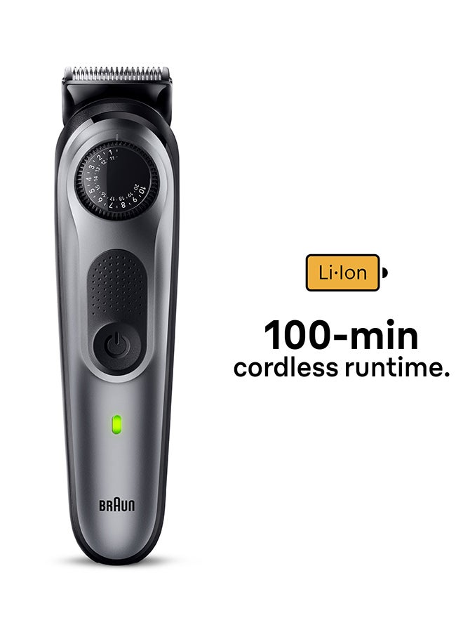 BRAUN Beard Trimmer Series 5 5440, Trimmer For Men With Styling Tools And 100-Min Runtime Black - Image 2