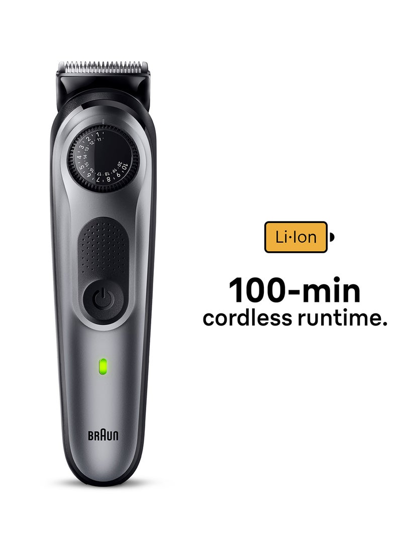 Braun Beard Trimmer Series 5 5440, Trimmer For Men with Styling Tools and 100-min Runtime Black - Image 5