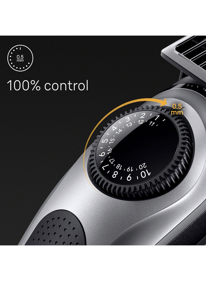 Braun Beard Trimmer Series 5 5440, Trimmer For Men with Styling Tools and 100-min Runtime Black - Image 4