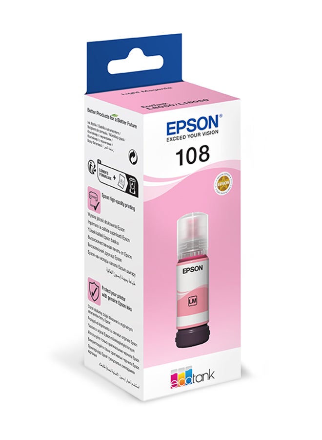 EPSON 108 EcoTank ink bottle Light Magenta  - Image 3