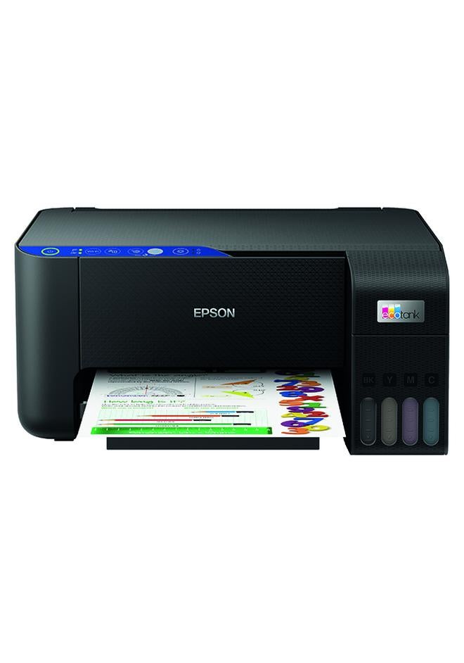 إبسون طابعة EcoTank L3252 Home خزان الحبر مقاس A4، ملونة، طابعة 3 في 1 مع اتصال WiFi وتطبيق SmartPanel - Image 1