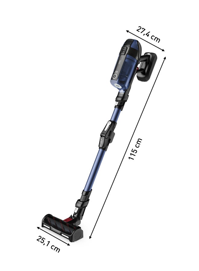 Tefal Vacuum Cleaner | X-Force Flex 12.60  Vacuum Cleaner Cordless | Aqua Model | Long-Lasting Battery Up to 45 minutes | 2-in-1 Mopping and Vacuuming | Flex Tube System | 2 Years Warranty 150 W TY98C0HO Black & Blue  - Image 3