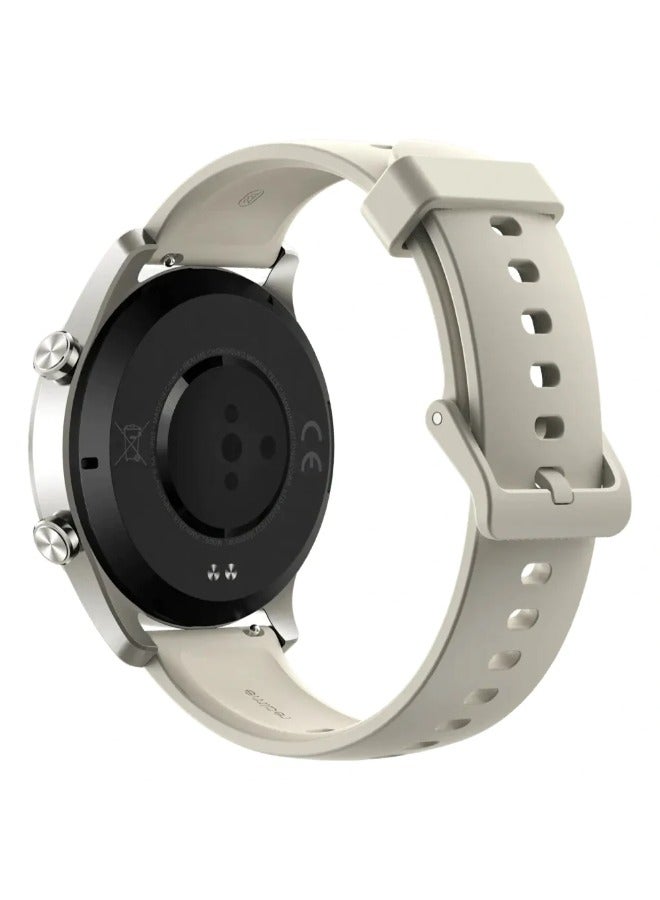 ريل مي ساعة TechLife Watch R100 RMW2106 الذكية هيكل من الألومنيوم الرمادي مع حزام سيليكون رمادي  - Image 2