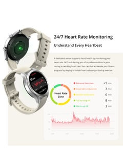 ريل مي ساعة TechLife Watch R100 RMW2106 الذكية هيكل من الألومنيوم الرمادي مع حزام سيليكون رمادي  - Image 3