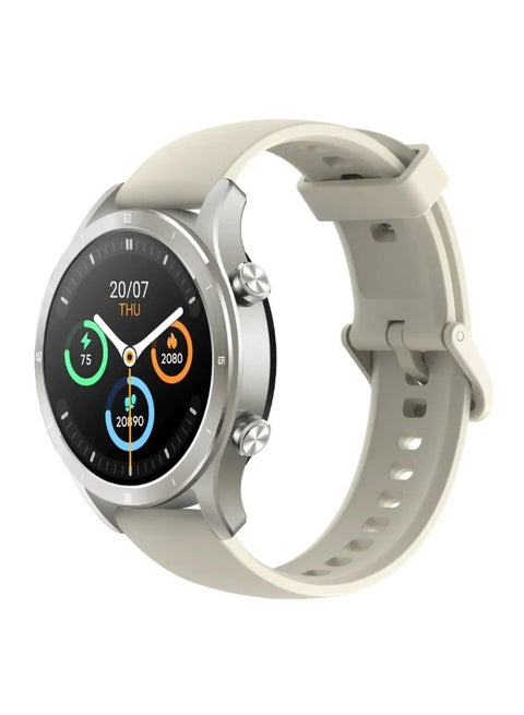 TechLife Watch R100 RMW2106 Smart Watch Grey Aluminum Case With Grey Silicone Strap grey