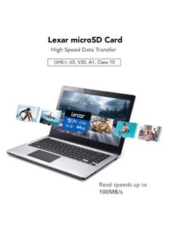 Lexar Lexar 64GB High-Performance 633x UHS-I microSDXC Memory Card with SD Adapter - 10 years warranty - official distributor 64 GB  - Image 4