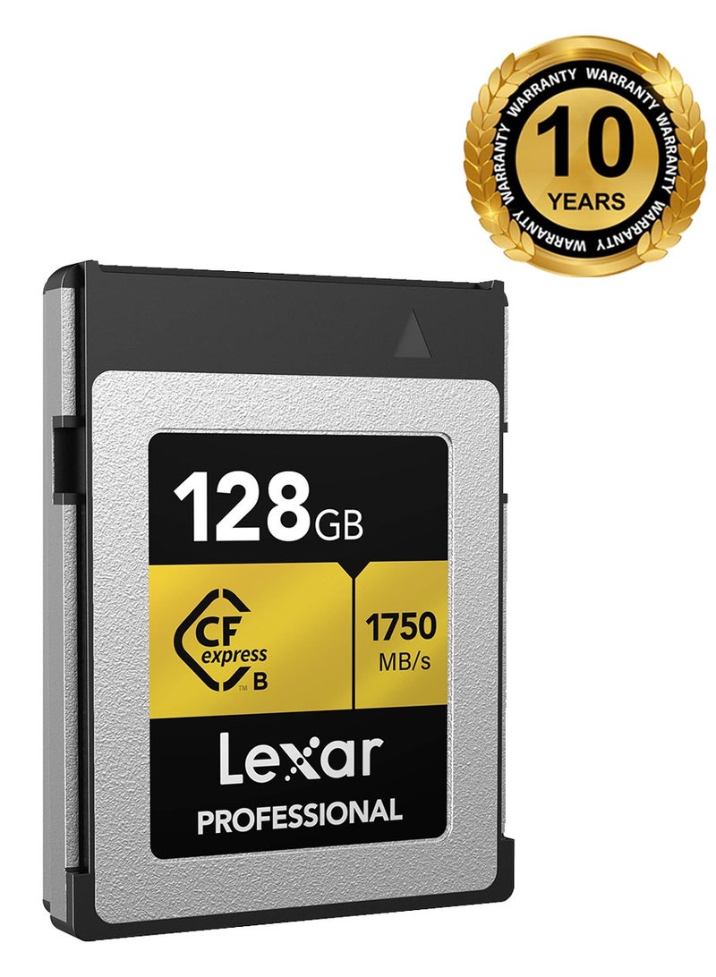Lexar - Lexar 128GB Professional CFexpress Type-B Memory Card - 10 years warranty - official distributor 128 GB - Image 1