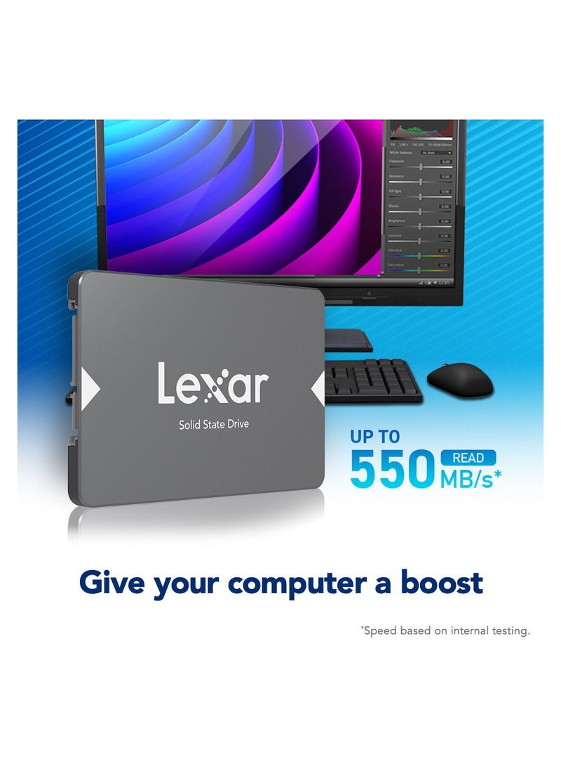 Lexar - Lexar 256GB NS100 SATA III 2.5" Internal SSD - 3 years warranty - official distributor 256 GB - Image 1