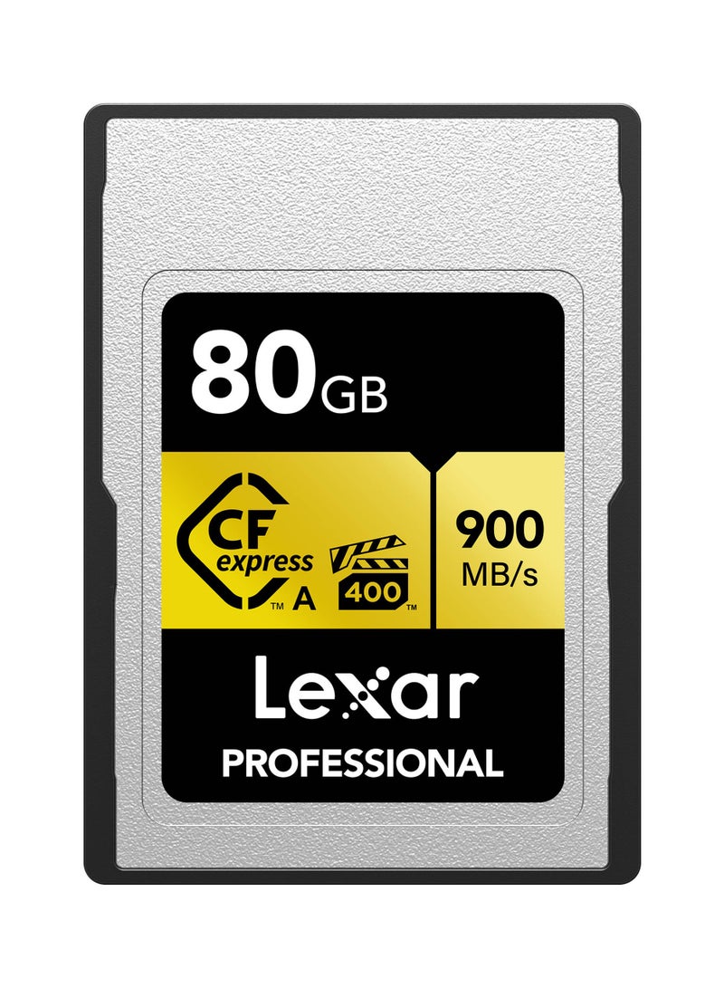 Lexar Lexar 80GB Professional CFexpress Type A Card GOLD SeriesLexar 320GB Professional CFexpress Type A Card GOLD Series- 10 years warranty - official distributor 80 GB  - Image 2