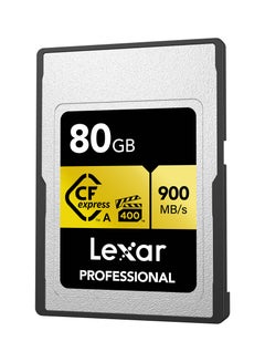 ليكسار Lexar 80GB Professional CFexpress Type A Card GOLD SeriesLexar 320GB Professional CFexpress Type A Card GOLD Series - ضمان 10 سنوات - الموزع الرسمي 80 جيجابايت  - Image 3