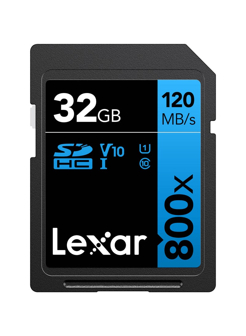 Lexar 32GB High-Performance 800x UHS-I SDHC Memory Card (BLUE Series) - 10 years warranty - official distributor 32 GB - Image 2