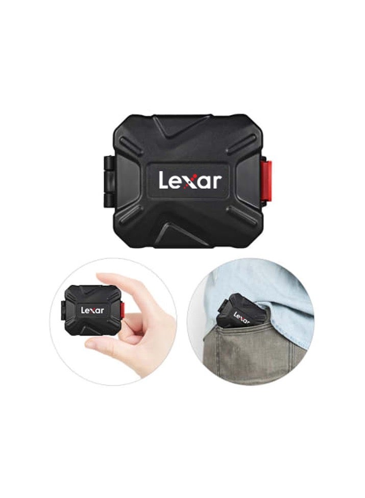 ليكسار - بطاقة ذاكرة Lexar سعة 128 جيجابايت احترافية 2000x UHS-II SDHC مع حافظة بطاقة ذاكرة مجانية مقاومة للماء - ضمان لمدة 10 سنوات - الموزع الرسمي 128 جيجابايت - Image 1