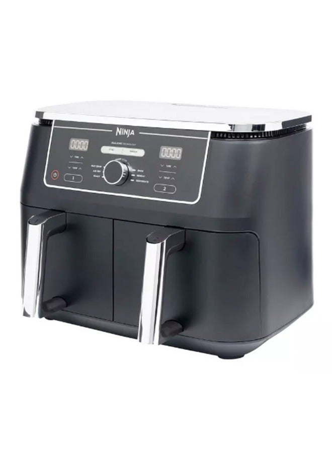 Ninja - Foodi Max Dual Zone Air Fryer 9.5 L 2470 W AF400ME Black/Silver - Image 1