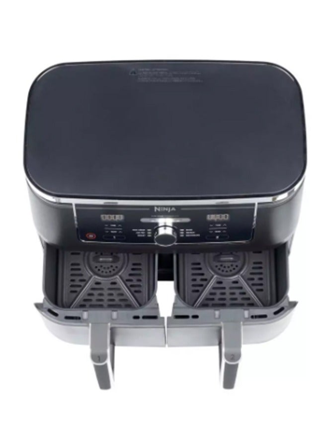 Ninja - Foodi Max Dual Zone Air Fryer 9.5 L 2470 W AF400ME Black/Silver - Image 1