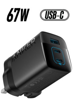 Anker 3-Port Wall Charger 67W Black  - Image 1