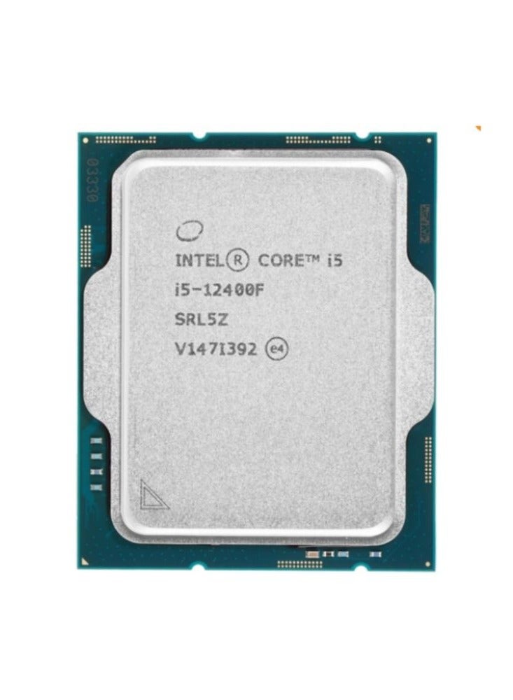 Intel - 12th Generation Intel Core i5-12400F Desktop Processor, 6 Cores, 12 Threads, 18MB Cache, 4.4GHz Base Frequency, LGA 1700 Socket, 65W Power, 128G Memory Capacity Silver - Image 1