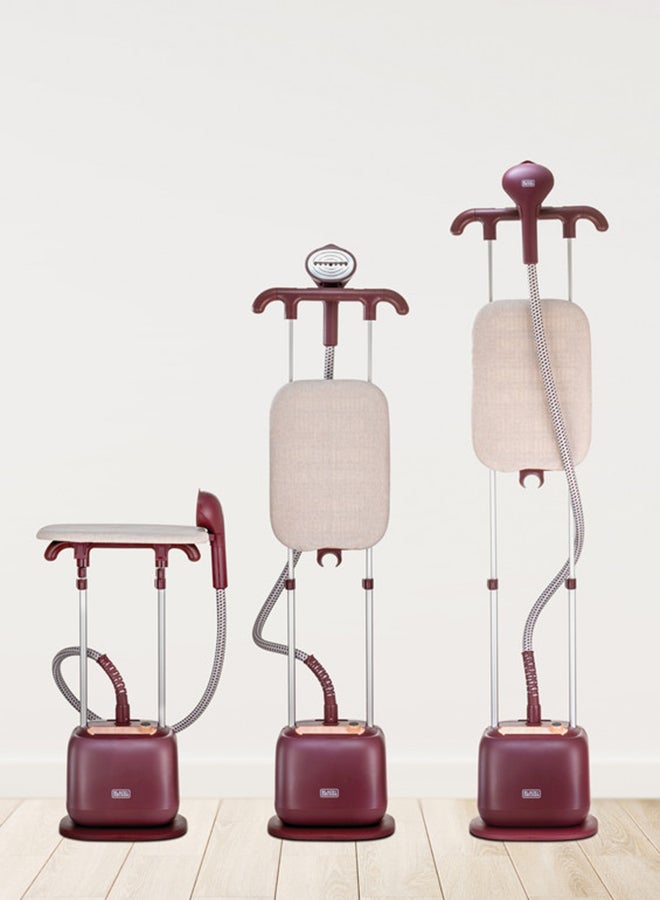 بلاك اند ديكر مكواة بخار رقمية عمودية ثنائية القطب سعة 2 لتر وقوة 2400 وات GSTD2450-B5 خوخي - Image 2