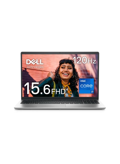 Inspiron 15 3530 Intel Core i7-1335U 13Th Generation 16Gb Ram 512Gb SSD Windows11 Intel Iris Xe Graphics 15.6 Inch FHD English/Arabic Platinum Silver
