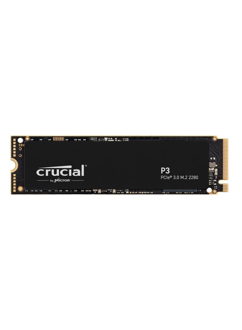 كروشيال - كروكيال P3 M.2 NVMe SSD 500 جيجابايت - PCI-Express 3.0 3D NAND - M.2 SSD داخلي - التخزين - Image 1