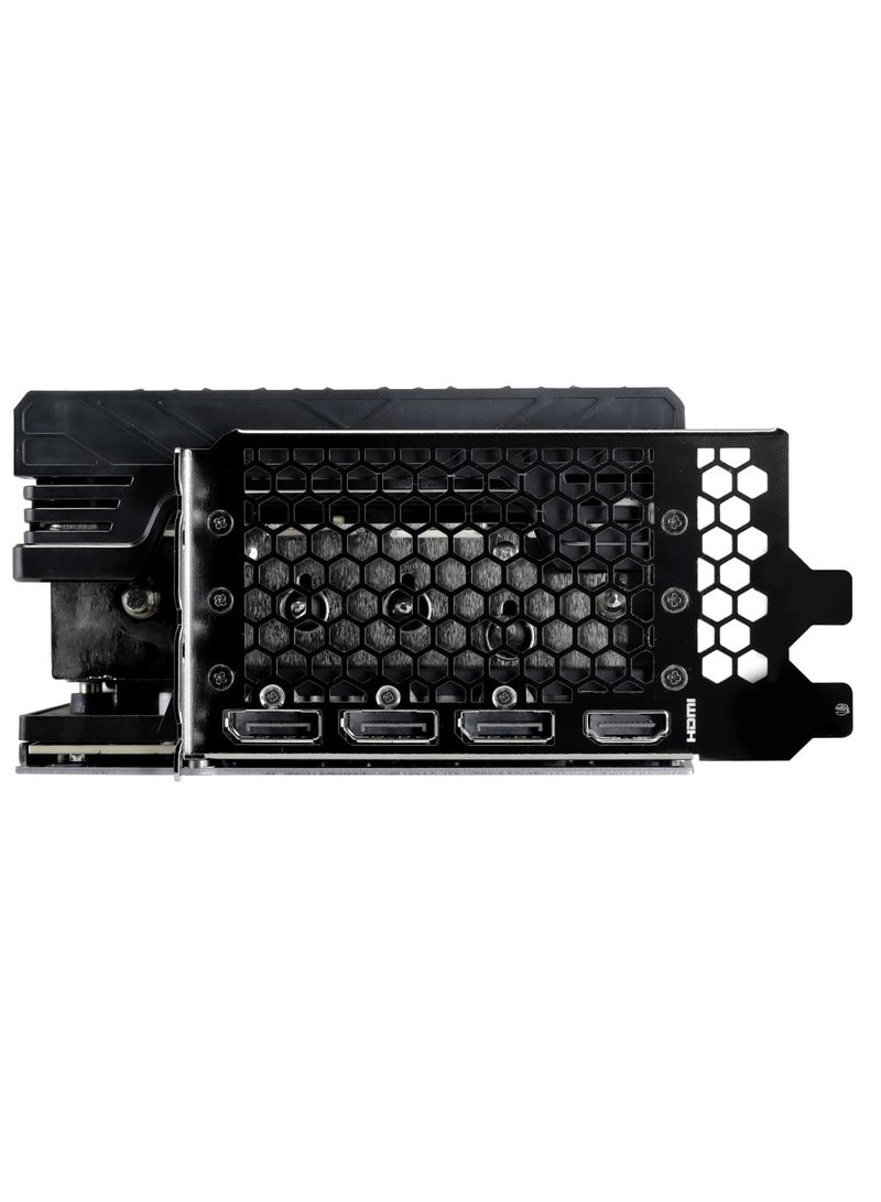 Palit - NVIDIA GeForce RTX™ 4090 GameRock OC 24GB GDDR6X Graphics Card, ARGB SYNC, 16384 CUDA Cores, 2610 MHz Boost Clock, 21Gbps,384bits Interface, PCI Gen 4,DP 1.4ax3,HDMI 2.1a x1 | NED4090S19SB-1020G Black - Image 1
