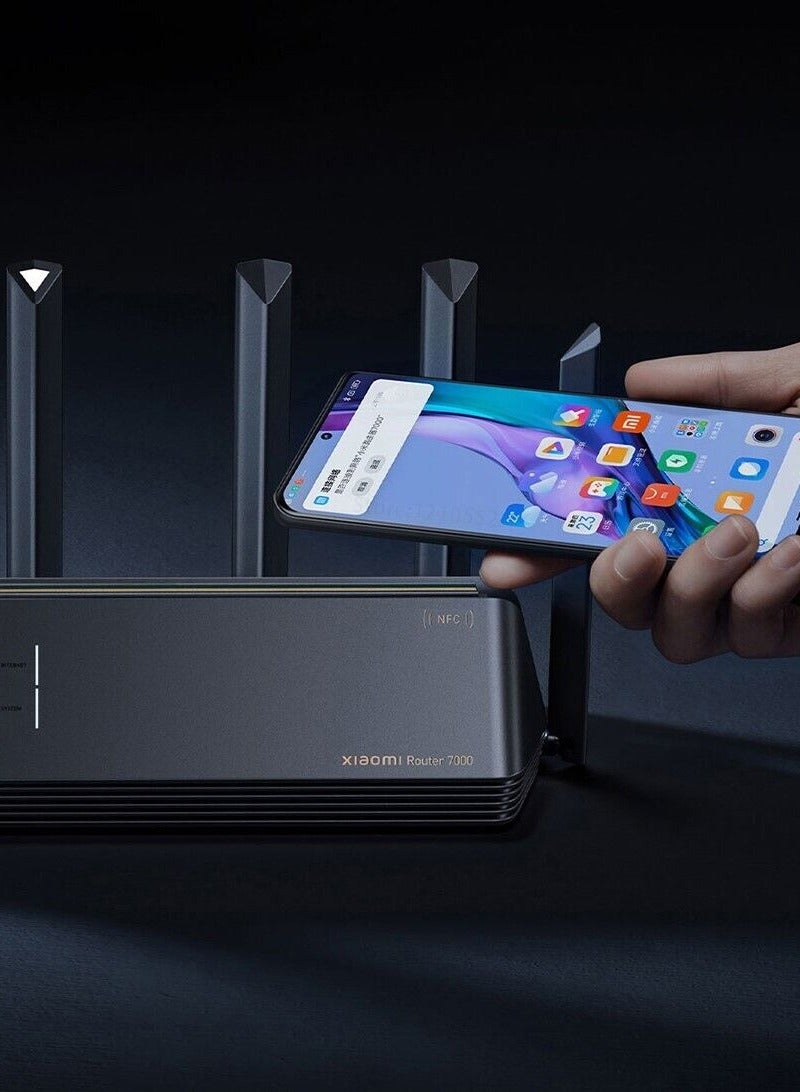 شاومي جهاز التوجيه AX7000 الأصلي 2500 متر ثنائي النطاق واي فاي 6 يعزز المنزل الذكي NFC - Image 2