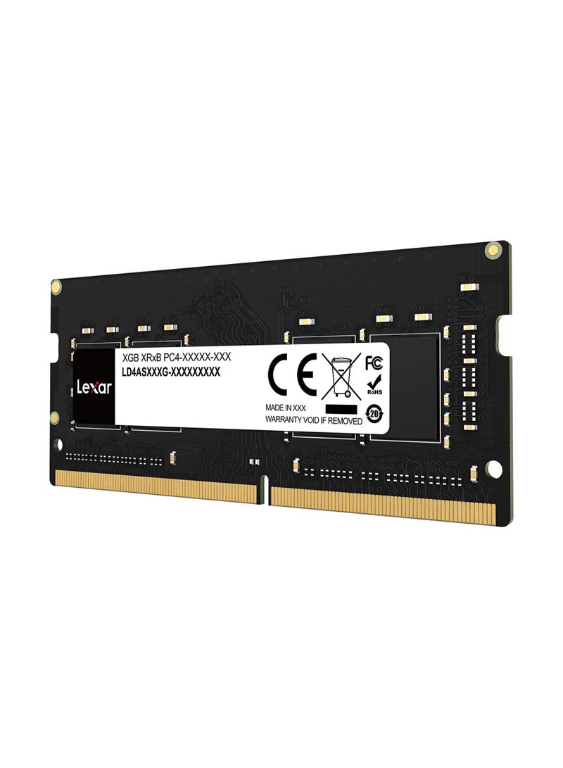 Lexar - SODIMM DDR4 RAM 16GB-LD4AS016G-B3200GSST Black - Image 1