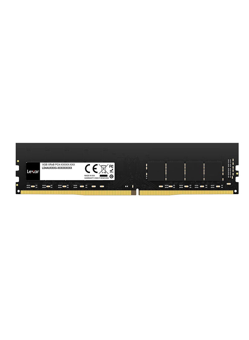 ليكسار ذاكرة الوصول العشوائي Lexar 8 جيجا، DDR4 3200 ميجا هرتز UDIMM Desktop -LD4AU008G-B3200GSST أسود  - Image 1