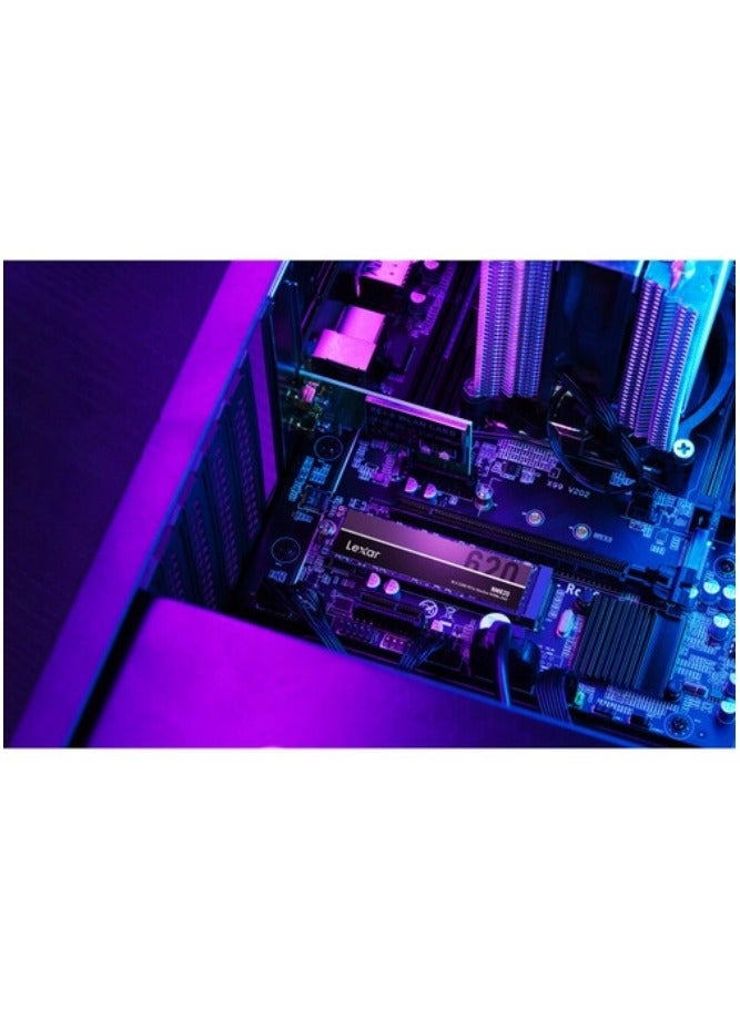 ليكسار - Lexar NM620 2TB SSD، M.2 2280 PCIe Gen3x4 NVMe 1.4 SSD داخلي، قراءة تصل إلى 3500 ميجابايت/ثانية، كتابة 3000 ميجابايت/ثانية، محرك أقراص الحالة الصلبة الداخلي NAND Flash ثلاثي الأبعاد لعشاق الكمبيوتر واللاعبين 2 تيرابايت - Image 1