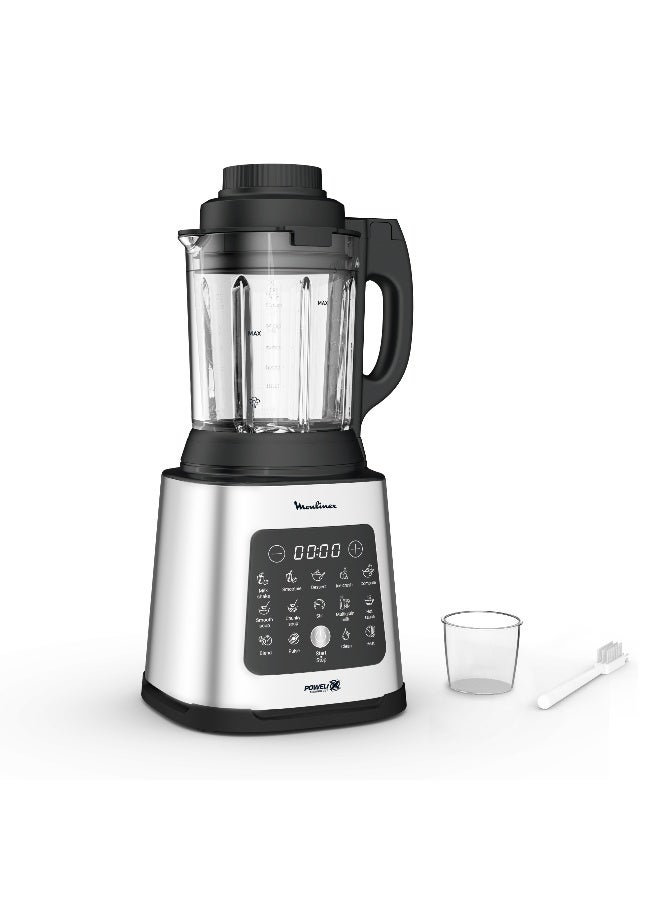 مولينكس خلاط | خلاط بيرفكت ميكس كوك عالي السرعة لتحضير العصير | خلاط | 10 برامج تلقائية | وصفات ساخنة وباردة | شفرات قابلة للإزالة | وظيفة التنظيف العميق |الطهي الصحي | ضمان لمدة عامين 1400 وات LM835D27 فضي - Image 1