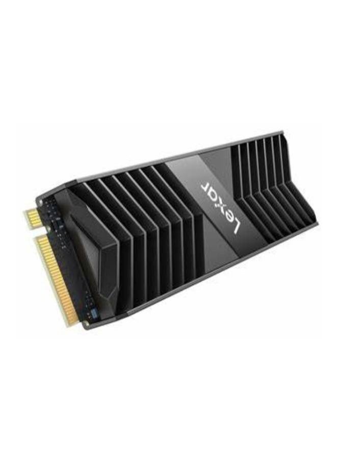 ليكسار Lexar Professional 2 تيرابايت NM800 PRO مع Heatsink M.2 2280 PCIe Gen4x4 NVMe SSD، سرعات قراءة تصل إلى 7500 ميجابايت/ثانية، للاعبين والمبدعين (LNM800P002T-RN8NG) محرك أقراص الحالة الصلبة  - Image 2