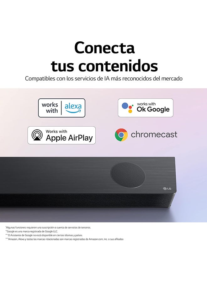 LG - High Res Audio Sound Bar S95QR Black - Image 1