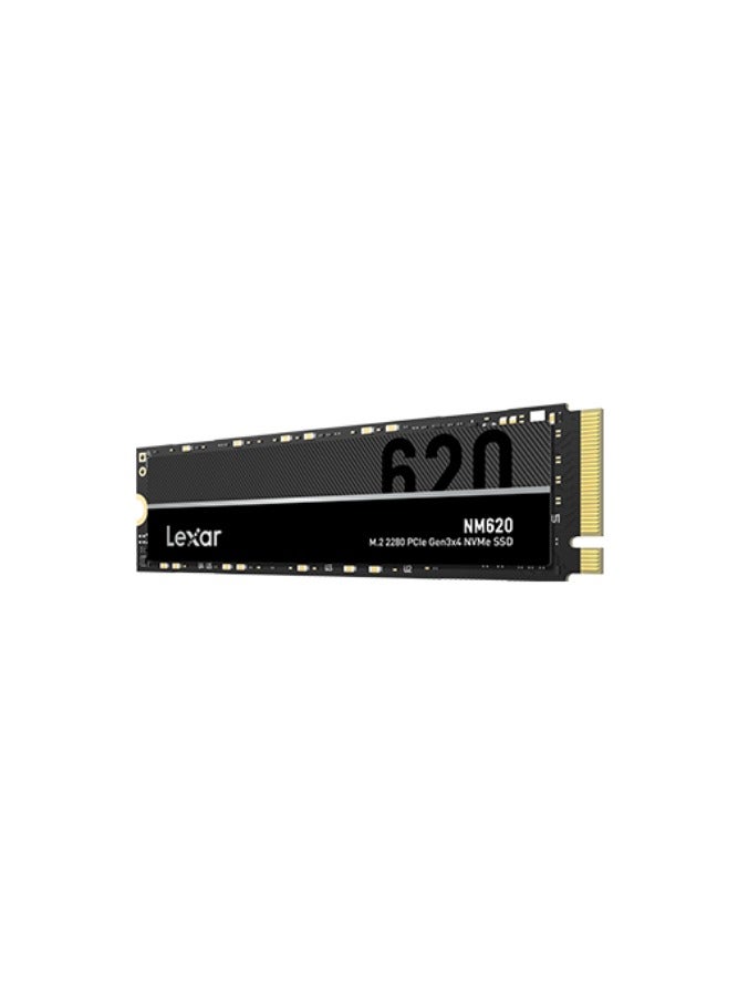 ليكسار - Lexar NM620 M.2 2280 PCIe Gen3x4 NVMe، محرك أقراص SSD داخلي سعة 512 جيجابايت، سرعة قراءة تصل إلى 3300 ميجابايت/ثانية، لعشاق الكمبيوتر واللاعبين 512 جيجابايت - Image 1