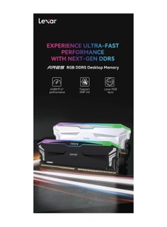 Lexar Lexar ARES RGB DDR5-6400 Desktop Memory 32GB Kit, RGB lighting control, 32GB Kit (16GBx2),  6400MT/s1(XMP 3.0),, JEDEC & Intel XMP 3.0  - Image 4