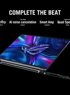 Asus ROG Flow X16 GV601RM-GRY57W - AMD Ryzen™ R7-6800HS - 16GB - 512GB SSD - NVIDIA® GeForce RTX 3060 6GB - 16" QHD+ - Win11 - English/Arabic Eclipse Gray