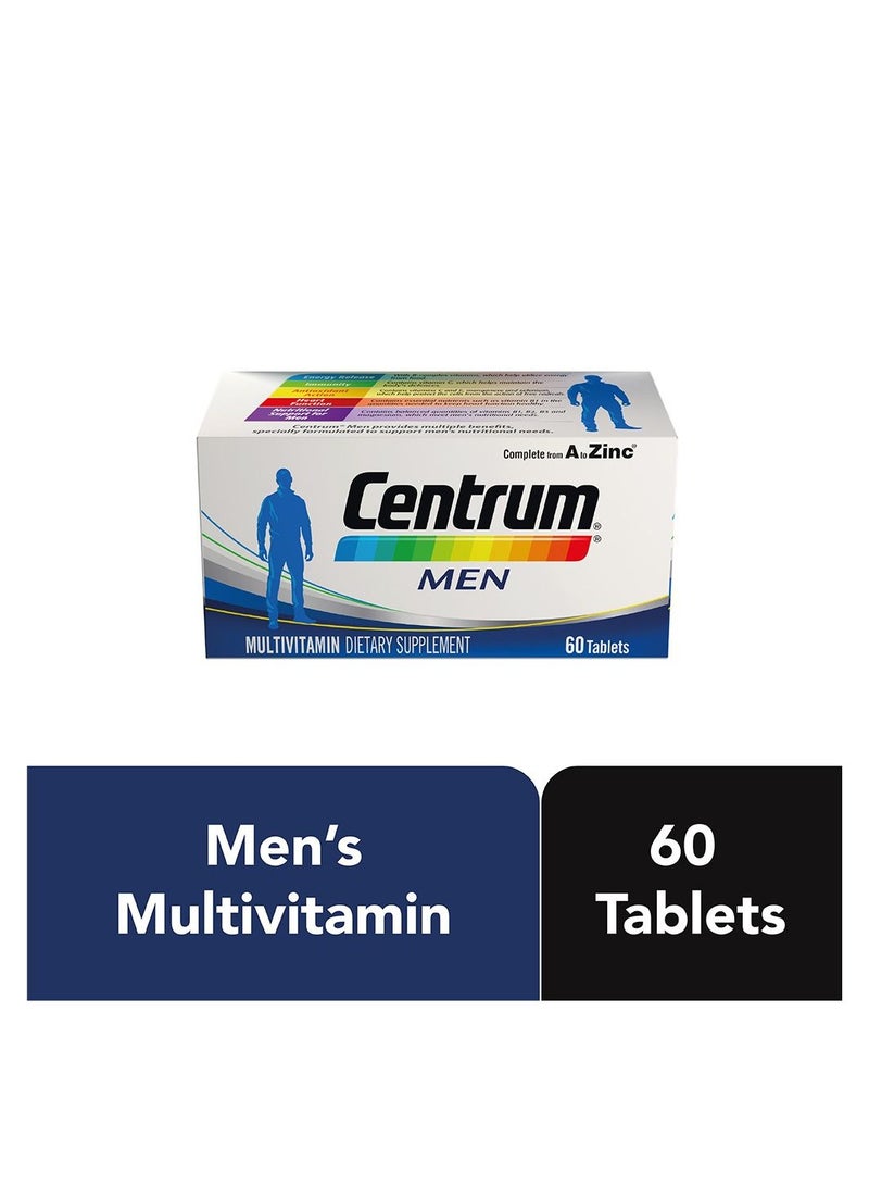 سنتروم Men Multivitamins 60 Tabs  - Image 2