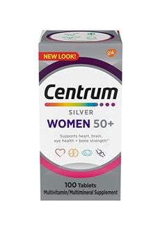 Centrum Multivitamin And Multimineral Silver 50+ For Women 100 Tablets 