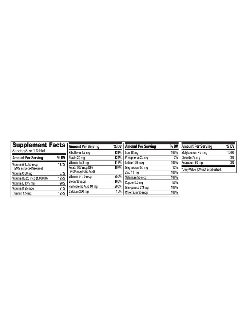 Centrum - Multivitamin And Multimineral Supplement 200 Tab - Image 1