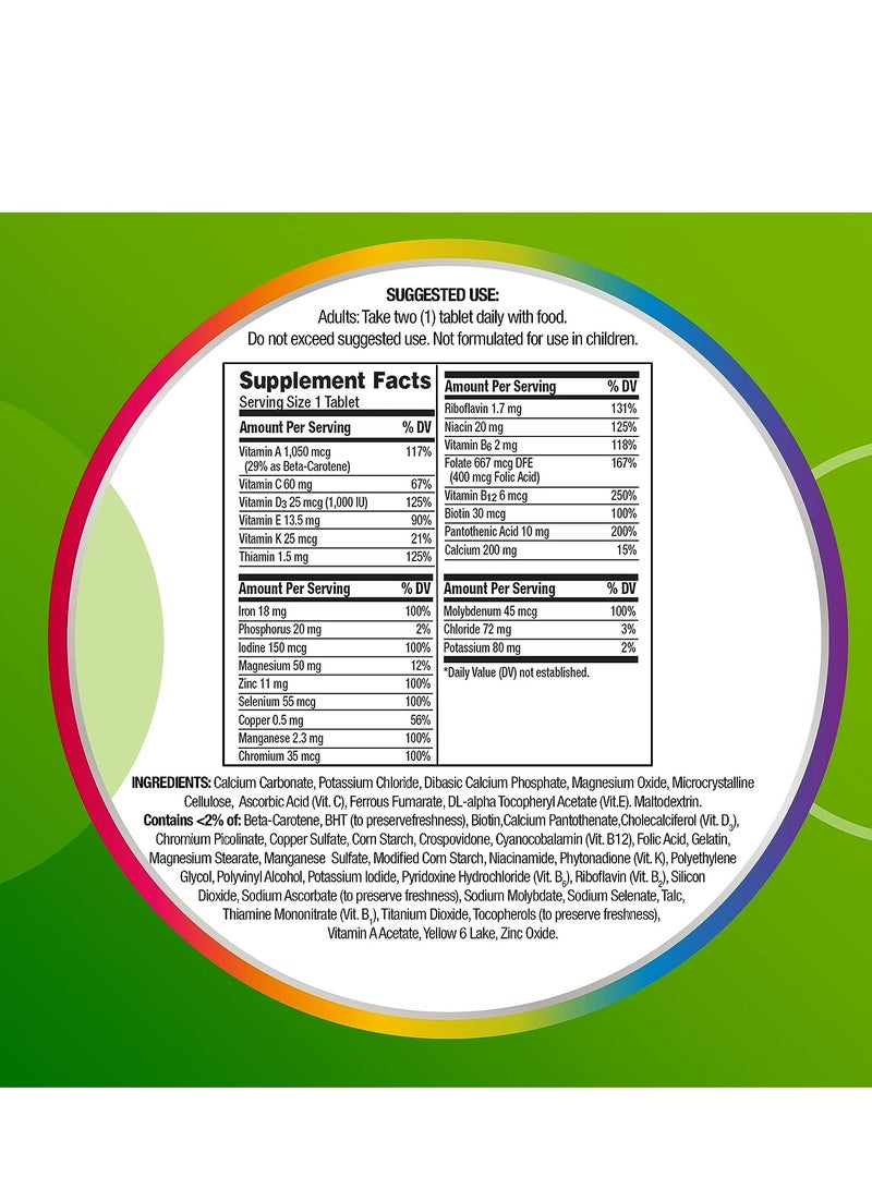 Centrum - Multivitamin And Multimineral Supplement 200 Tab - Image 1