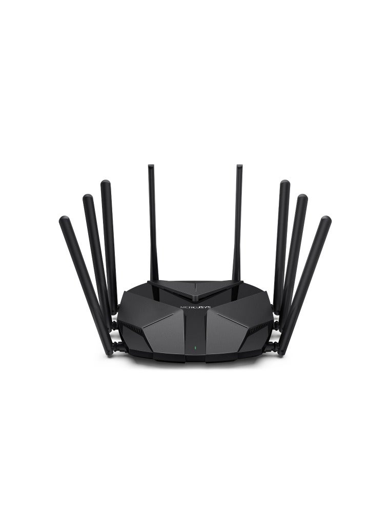MERCUSYS - MR90X AX6000 8-Stream Wi-Fi 6 Router Black - Image 1