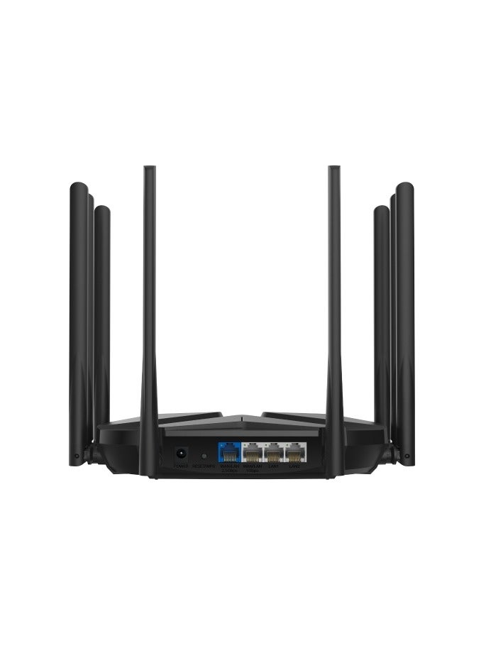 MERCUSYS - MR90X AX6000 8-Stream Wi-Fi 6 Router Black - Image 1