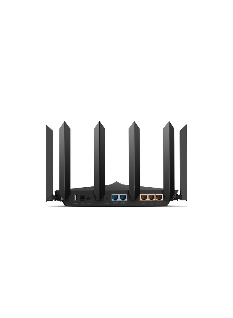 TP-LINK - Archer AXE95 AXE7800 Tri-Band Wi-Fi 6E Router Black - Image 1