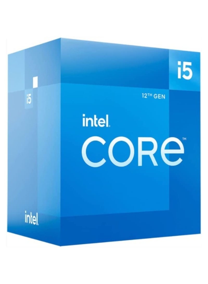 Intel Core i5-12400F Processor - S-1700-2.50GHz - 6-Core -18MB Smart Cache (12th Generation - Alder Lake) 
